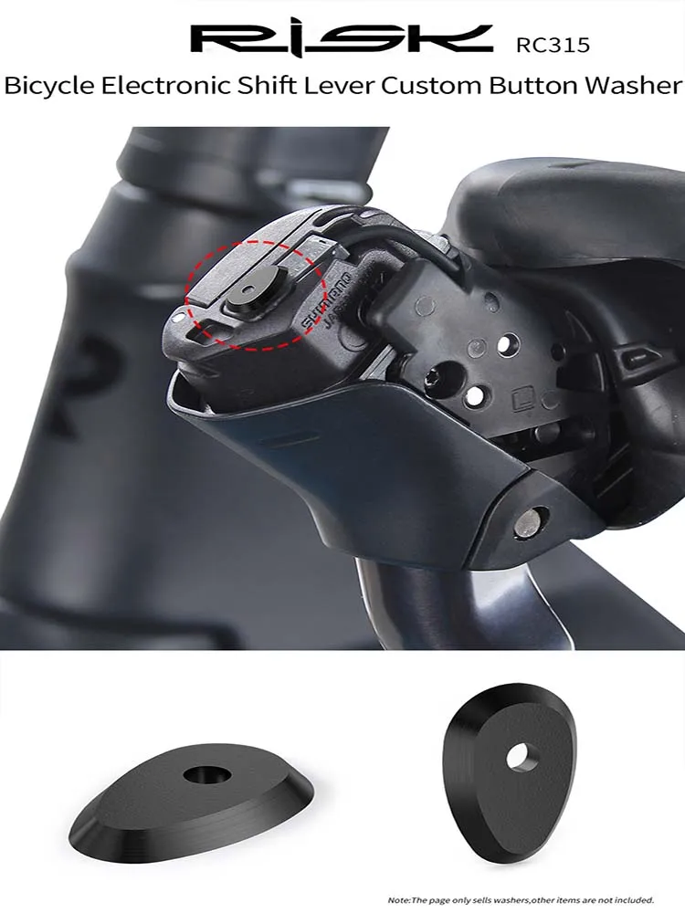 AliExpress RISK Bicycle Electronic Shifter Shift Lever button covers Road Bike Shift Lever Spacer For r8170 r9270 Bike Derailleur System