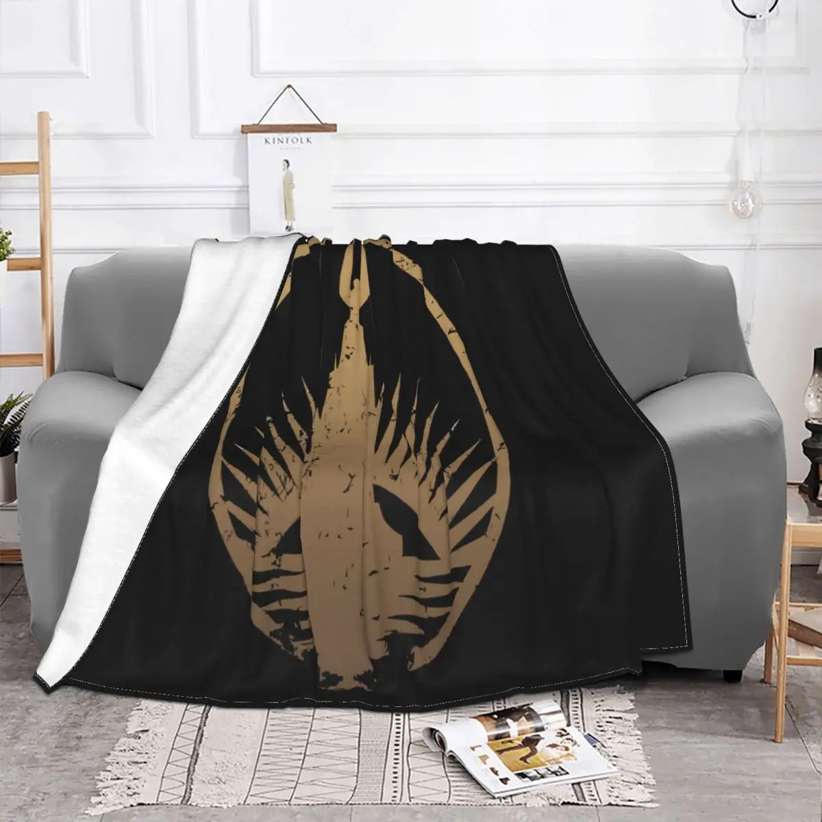 Bioshock Rapture Gold Faded Plush Bed Blankets Winter Blankets Blankets And Blankets Throw Blanket