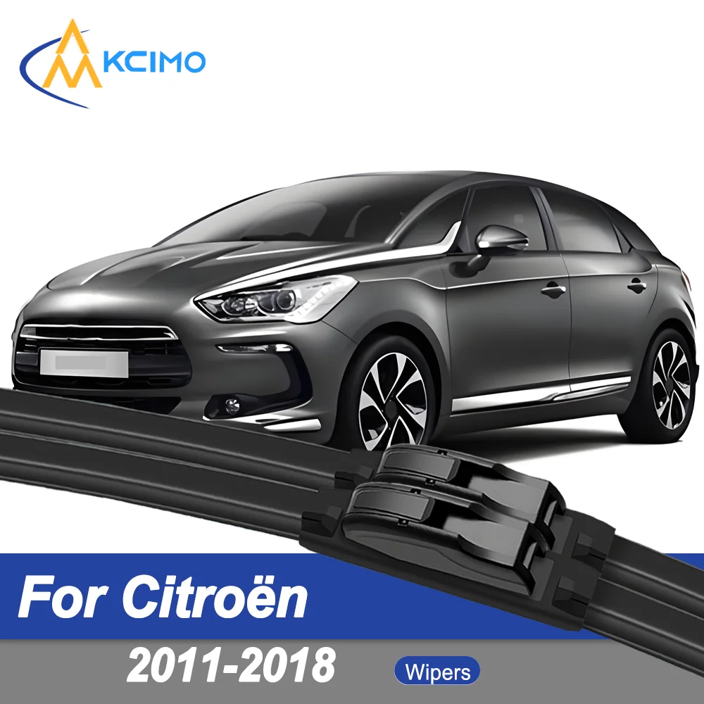 

Premium Rubber Durable Silent Windshield Wiper Blades 2pcs for Citroen DS5 2011-2018 Front Wiper Blades Set