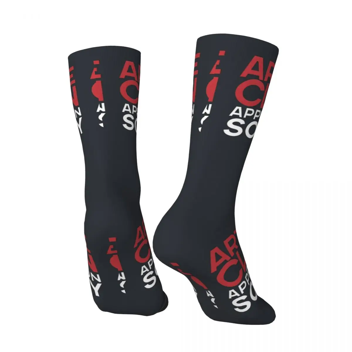 Retro Art The Clown Society Essential Men's compression Socks Unisex Terrifier Street Style Seamless Printed Novelty Crew Sock