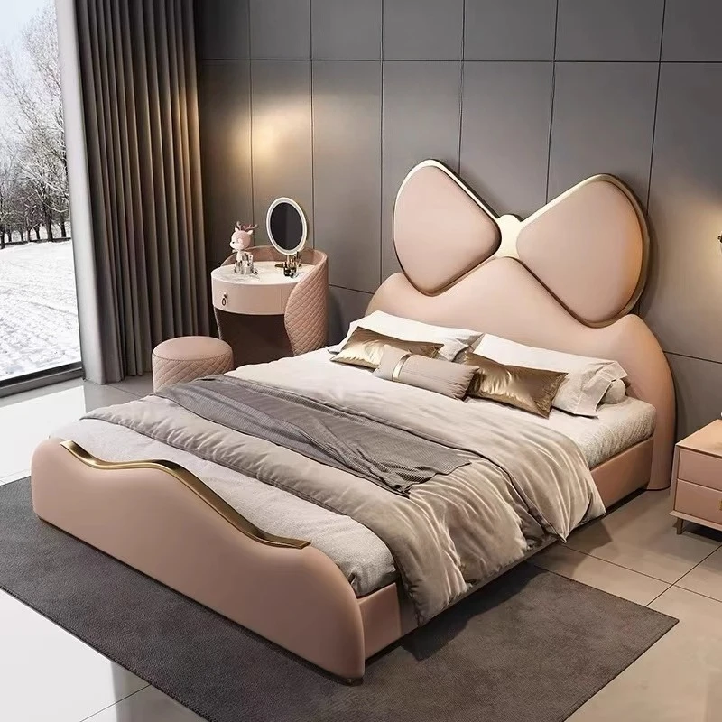 180X200CM Bed  bedroom sets full set furniture bedgeraamte  frames frame with storage Single bed Headboard king size beds
