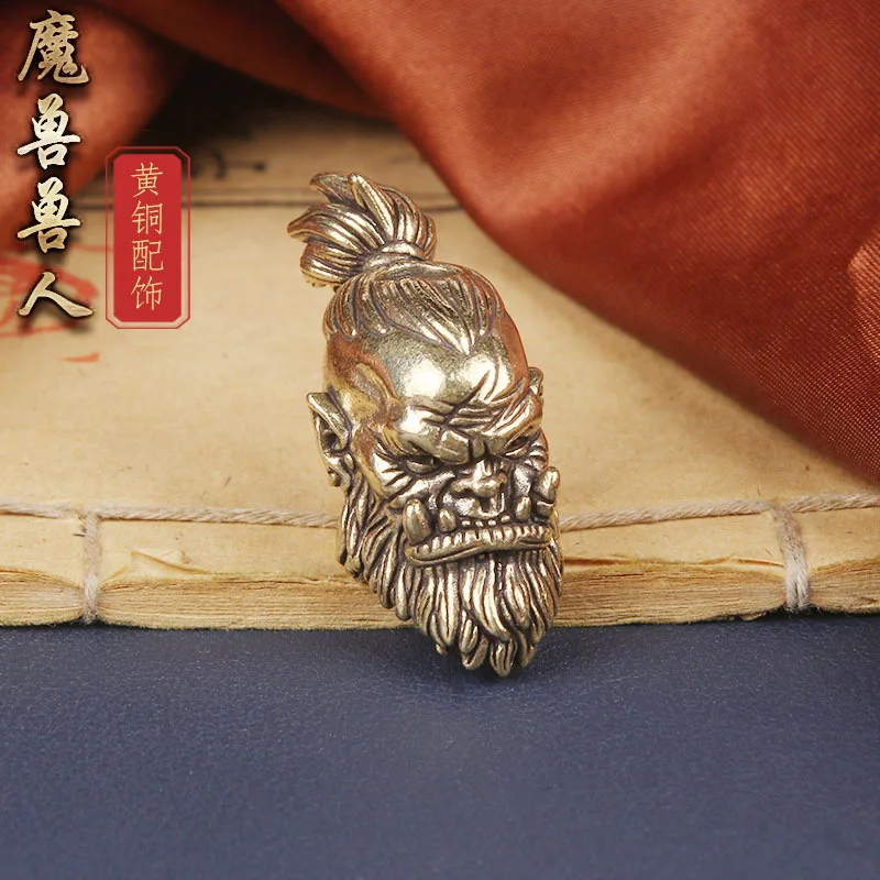 Винтажный кулон из чистой меди Warcraft Orc Sword, уличный кулон из паракорда, креативные поделки, аксессуары ручной работы, подвесной орнамент Ba Винтажный кулон из чистой меди Warcraft Orc Sword, уличный кулон из паракорда, креативные поделки, аксессуары ручной работы, подвесной орнамент Ba