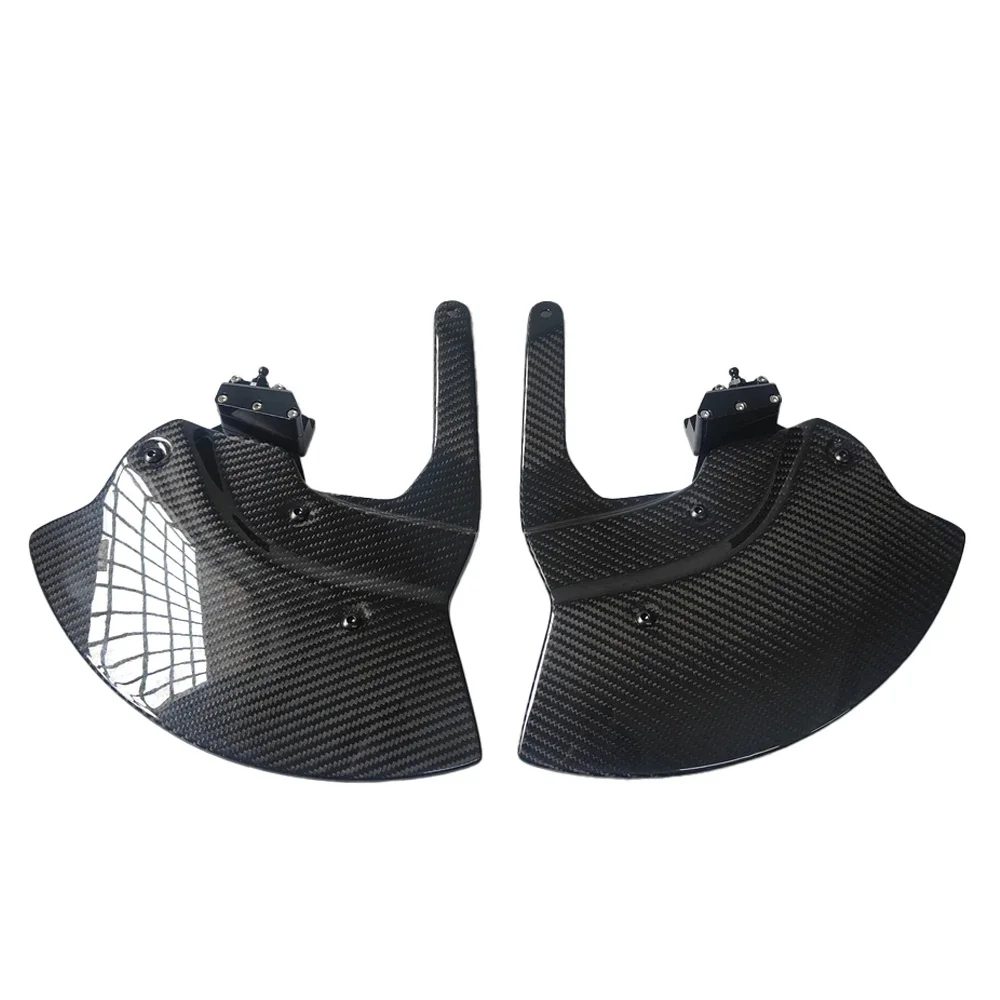 Per BMW S1000RR S1000R S1000XR 2019 2020-2024 3K In Fibra di Carbonio Parafango Anteriore Parafango Disco Freno Protezione Moto carenatura