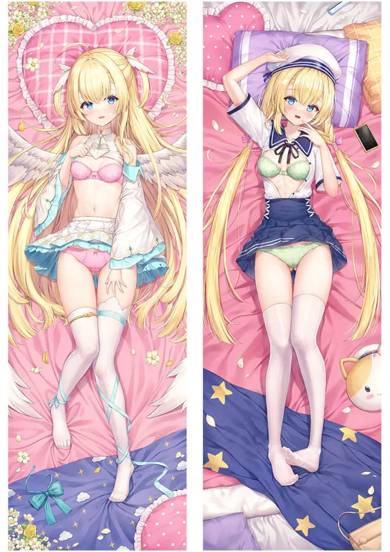 

Angel ☆ Roaring RE-BOOT! Dakimakura Anime Pillow Case Throw Long Pillow Cover Bedding Hugging Body Double-sided Pillowcase