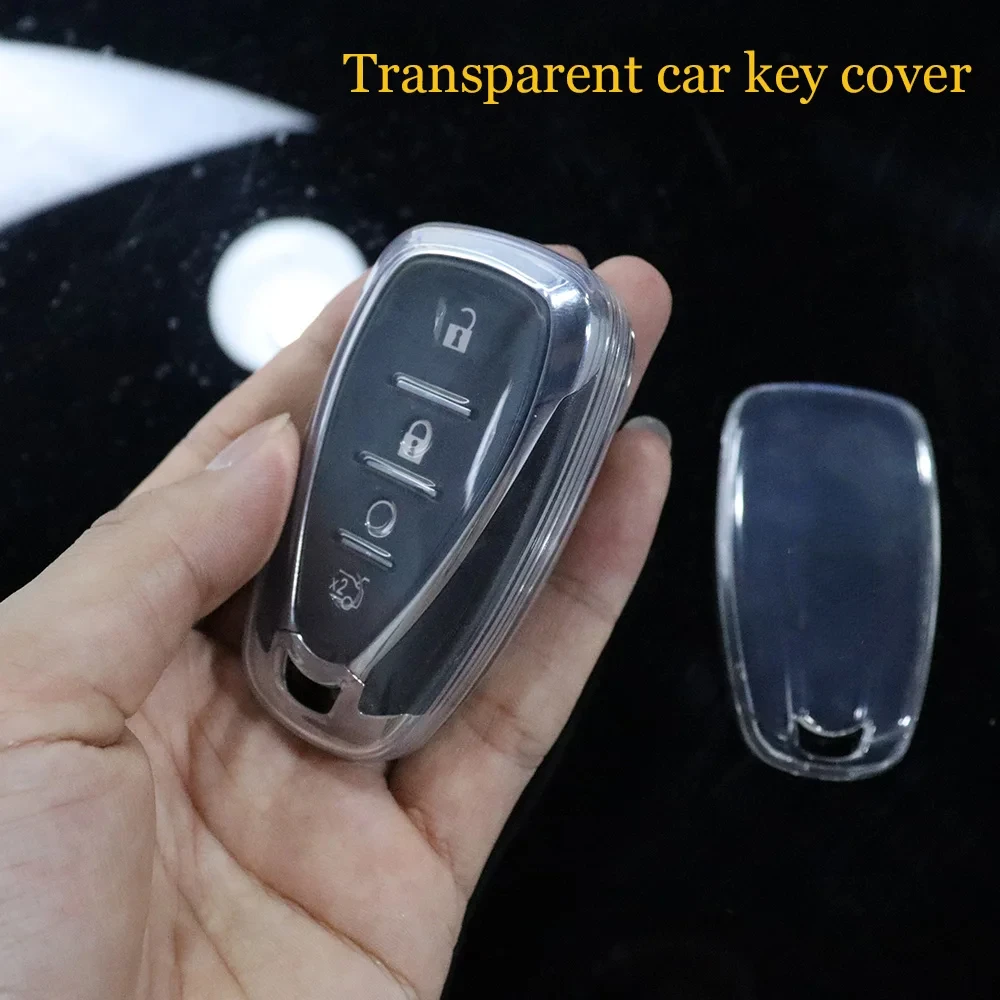 2/3/4/5 Bottons Car Key Case Cover Shell for Chevrolet 2017-2019 Chevy Malibu Camaro Cruze Traverse Sonic Volt Bolt Equinox