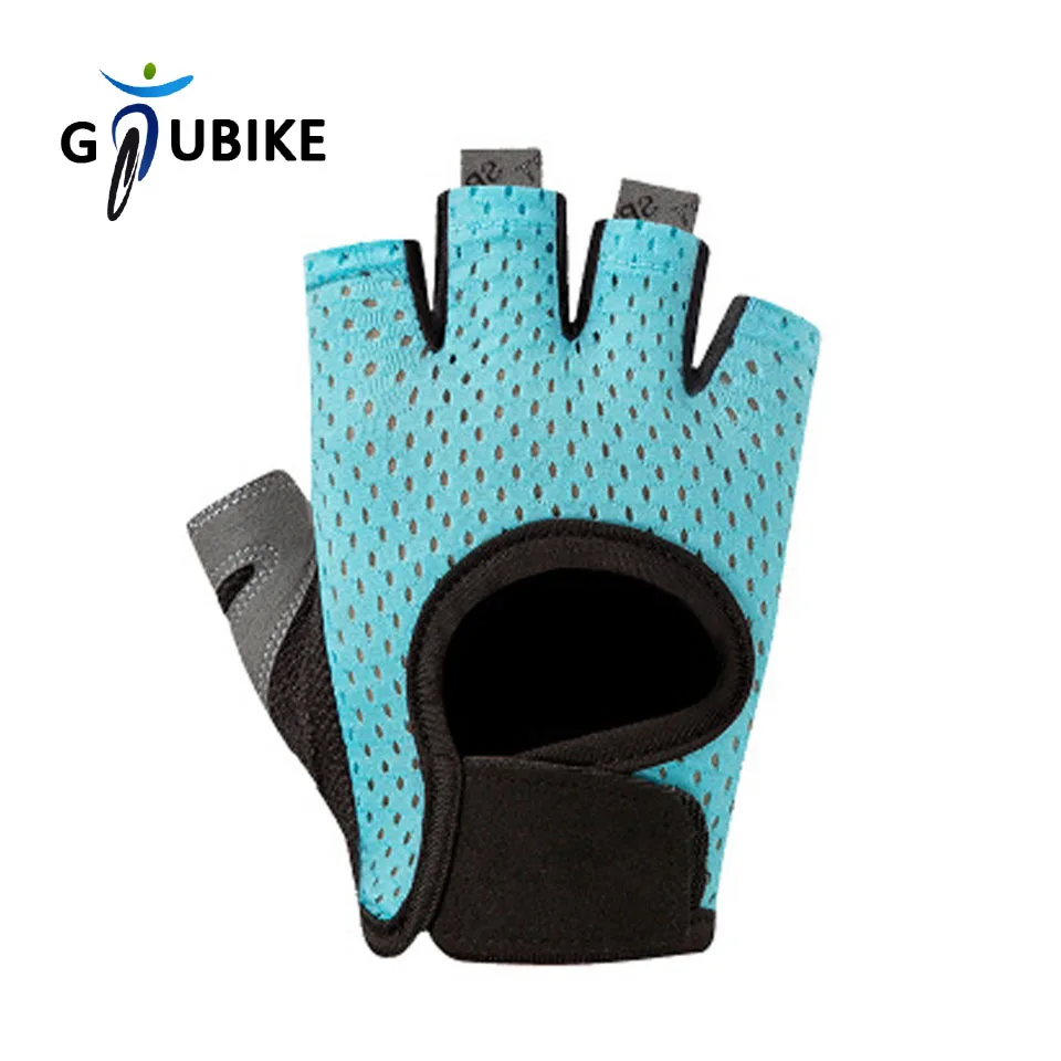 GTUBIKE Half Finger Weight Lifting Gloves Horizontal Bar Gloves Anti Slip Fitness Training Dumbbell Equipment