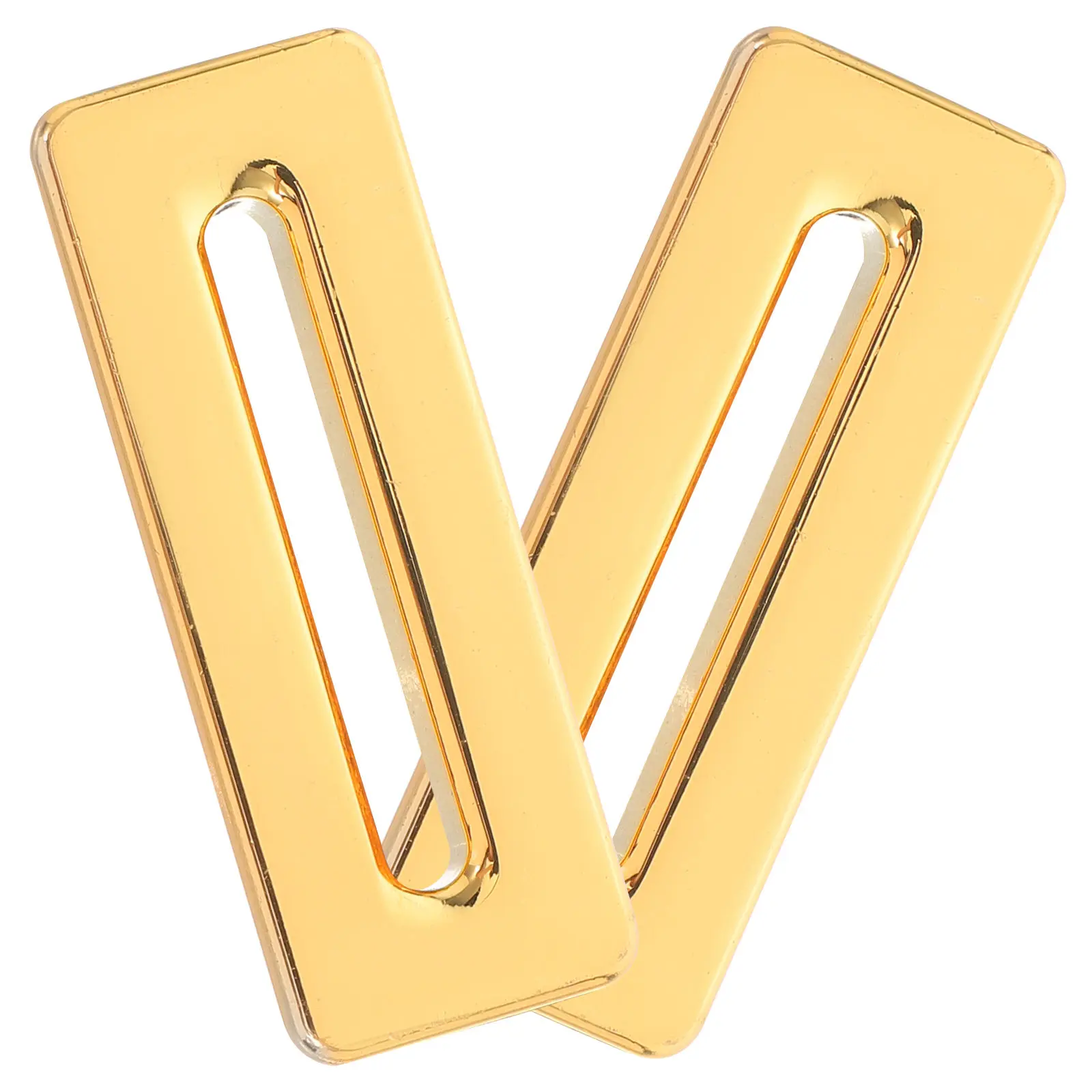 

2 Pcs Bathroom Overflow Insert Basin Hole Cover Kitchen Cap Trim Chrome