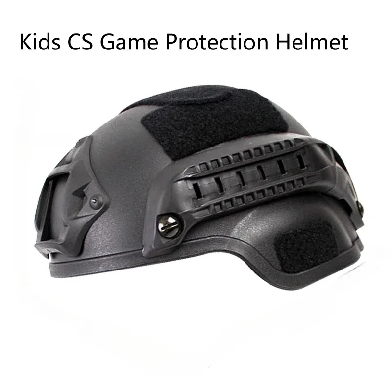 Kids MICH2000 Helmet Children's CS War Game Lightweight Protective Helmets Outdoor Sports Combat Safety Tactical Protective Gear