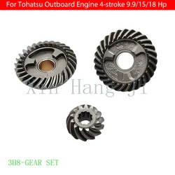 Outboard motor 3H8-Gear Set for Tohatsu 4-stroke 9.9/15/18 HP Boat accessories Pinion Reverse Forward 3H8-64020-0 3H8-64010