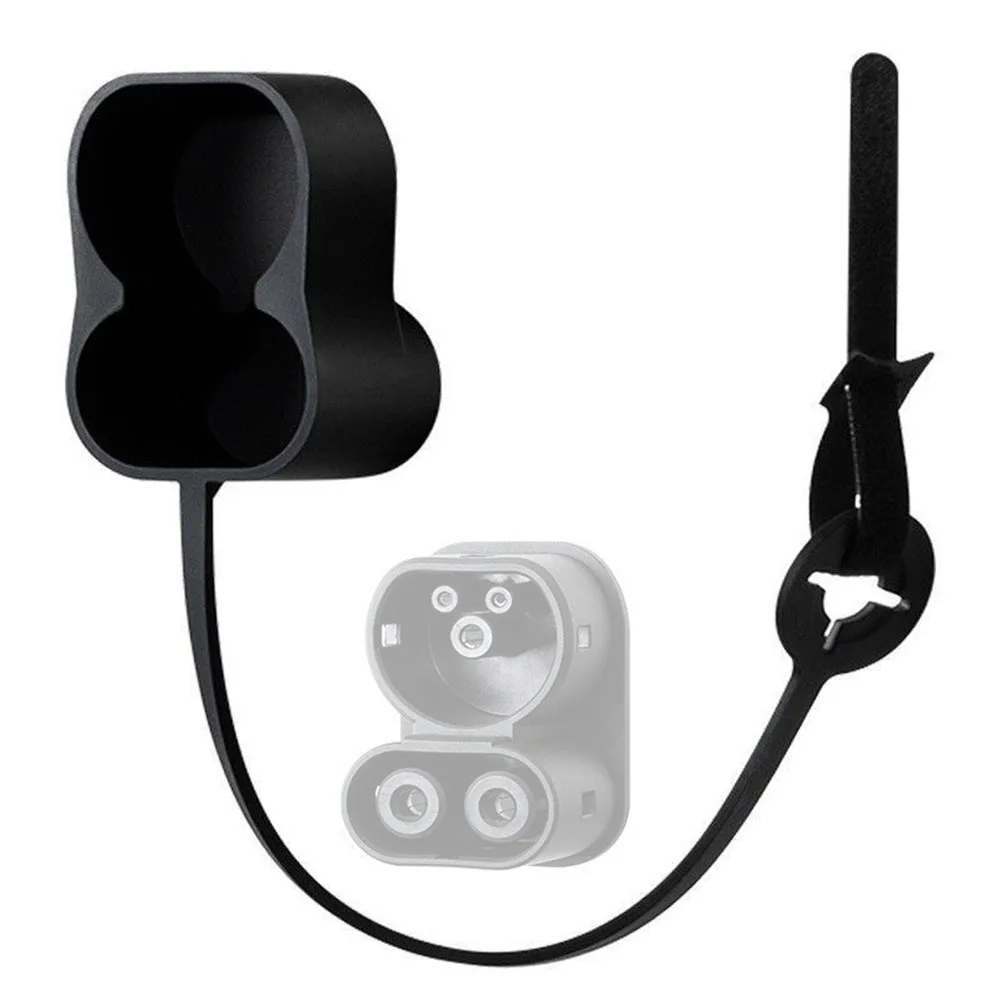 CCS2 DC for Combo 2 EV Charging Port Cap Cover Carbon Fiber Reinforced Polymer Anti-Contact Dust Debris Protection Outdoor