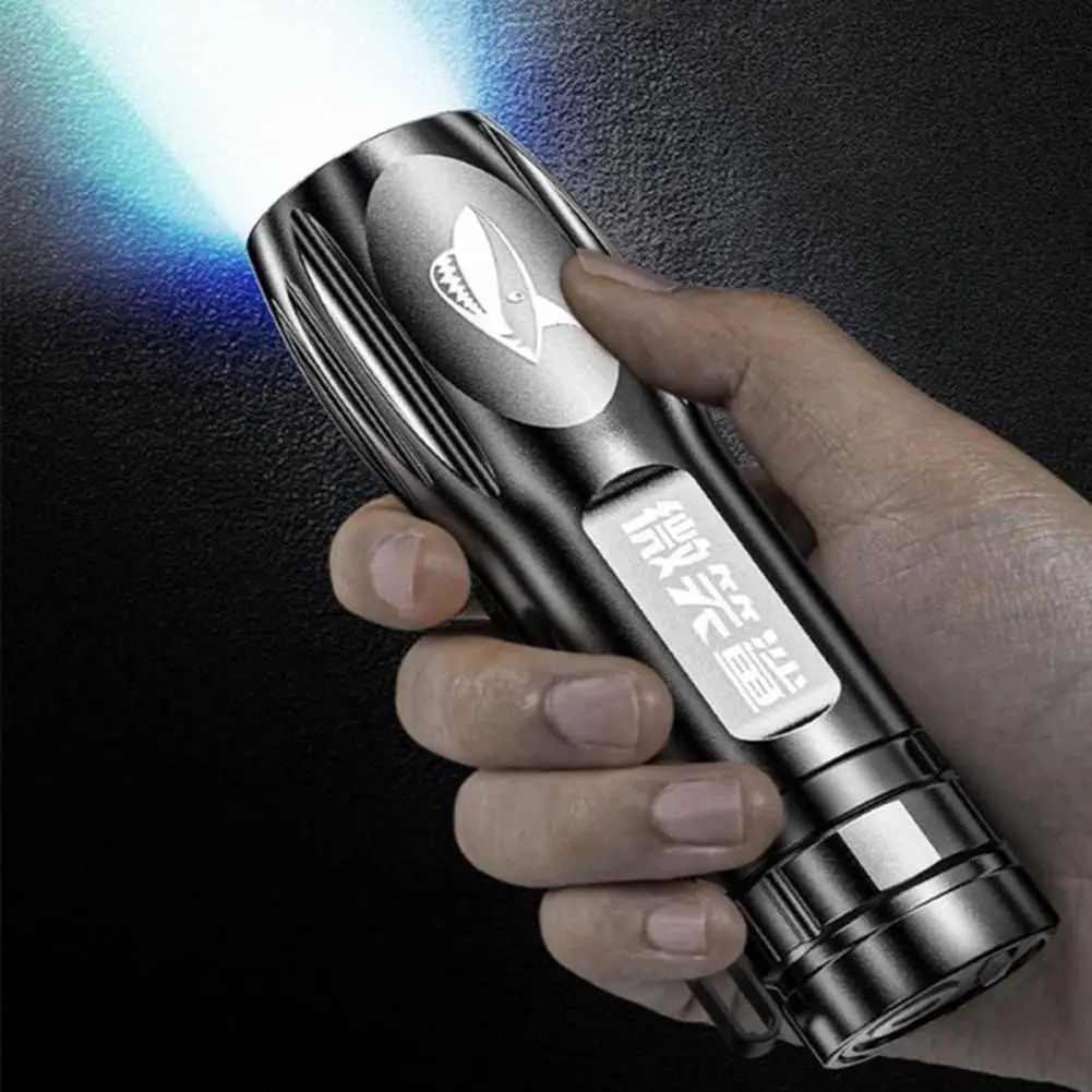 Mini torche LED haute puissance, lampe de poche Zoom Focus, lanterne, aste par USB, lampe-stylo réglable, lumières LED étanches