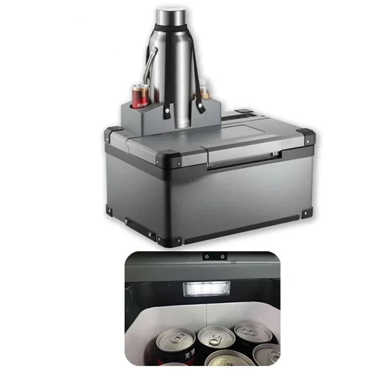 Low energy consumption 45L big capacity car refrigerator portable truck compressor cooler box with low noise