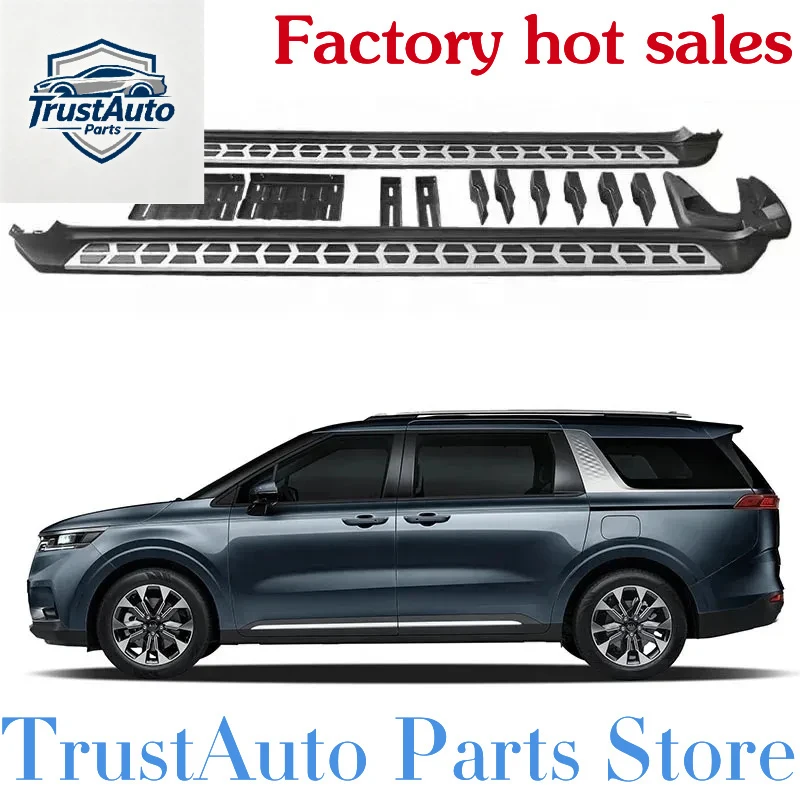 Black Aluminium Alloy Side Step With  Flar Running Board