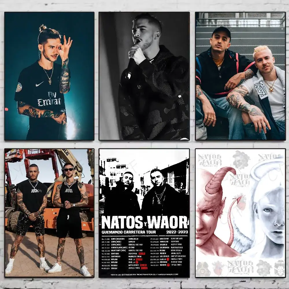

Popular Music Band N-natos Y Waor Poster High Quality Dorm Living Room Aesthetic Wall Decoration Painting Stickers Gift