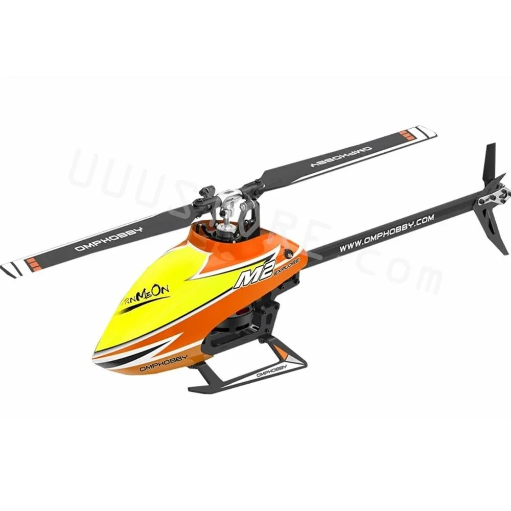 

OMPHOBBY M2 EXPLORE 6CH 3D Flybarless Dual Brushless Motor Direct-Drive RC Helicopter With Flight Controller RC Model Toys