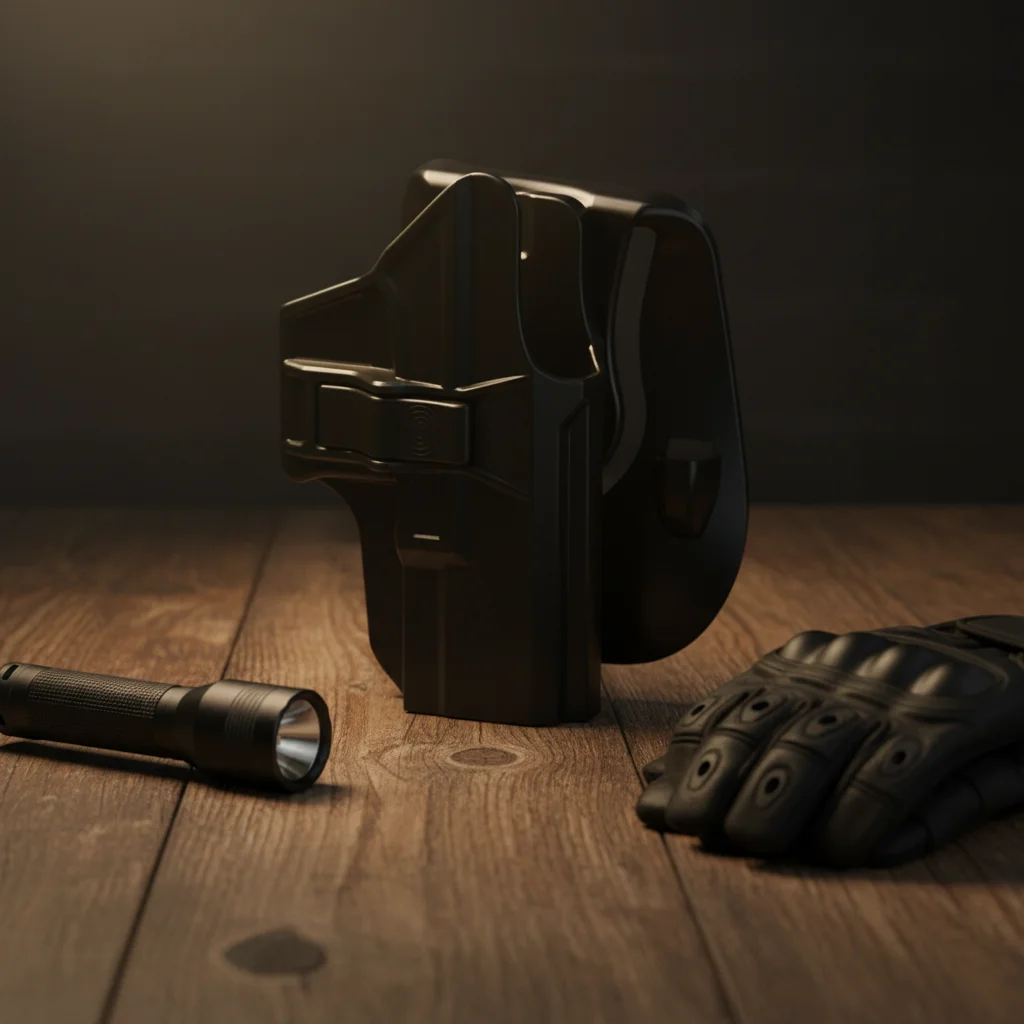 

Тактическая кобура-чехол на пояс для GL43 43X, правая, с креплением на ремень и клипсой-зажимом