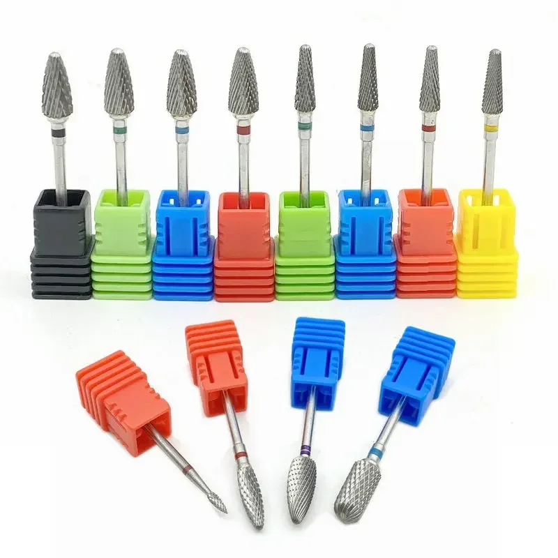 

12 Style Choice Tungsten Carbide Nail Drill Bits Dental Tungsten Carbide Burs Nail Cutter Nail File Manicure Carbide