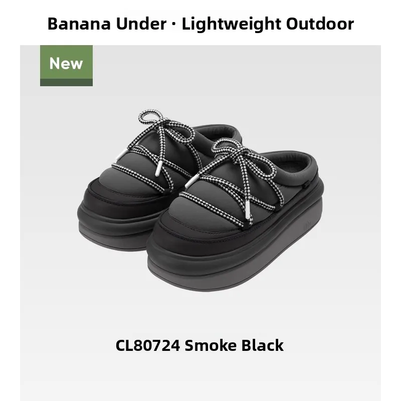 Warm Indoor Outdoor Slippers for Women Anti-Slip Faux Fur Thick Bottomed Toe Covered Half Slippers Easy to Wear Lazy Shoes