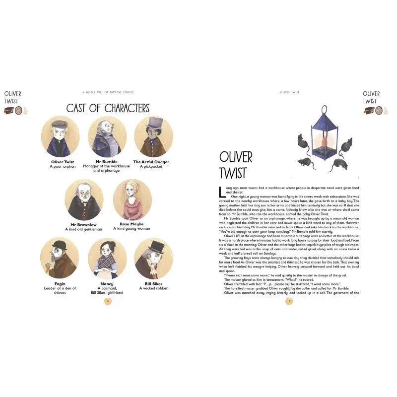 A World Full Of Dickens Stories Angela McAllister Jannicke Hansen Frances Lincoln Publishers 9780711247710 Book