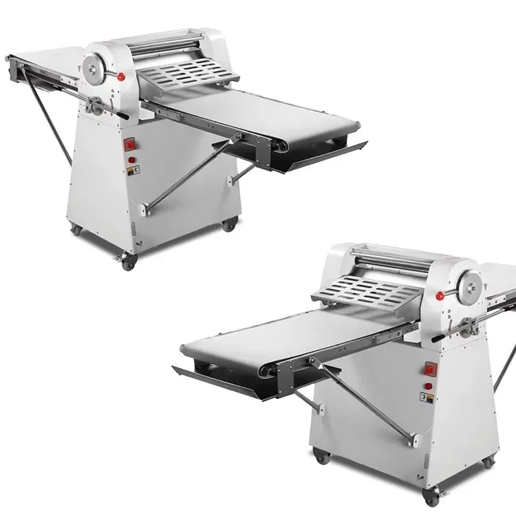 Bakery 400mm and 500mm Commercial Dough Sheeter Pizza Machine Dough Slicer