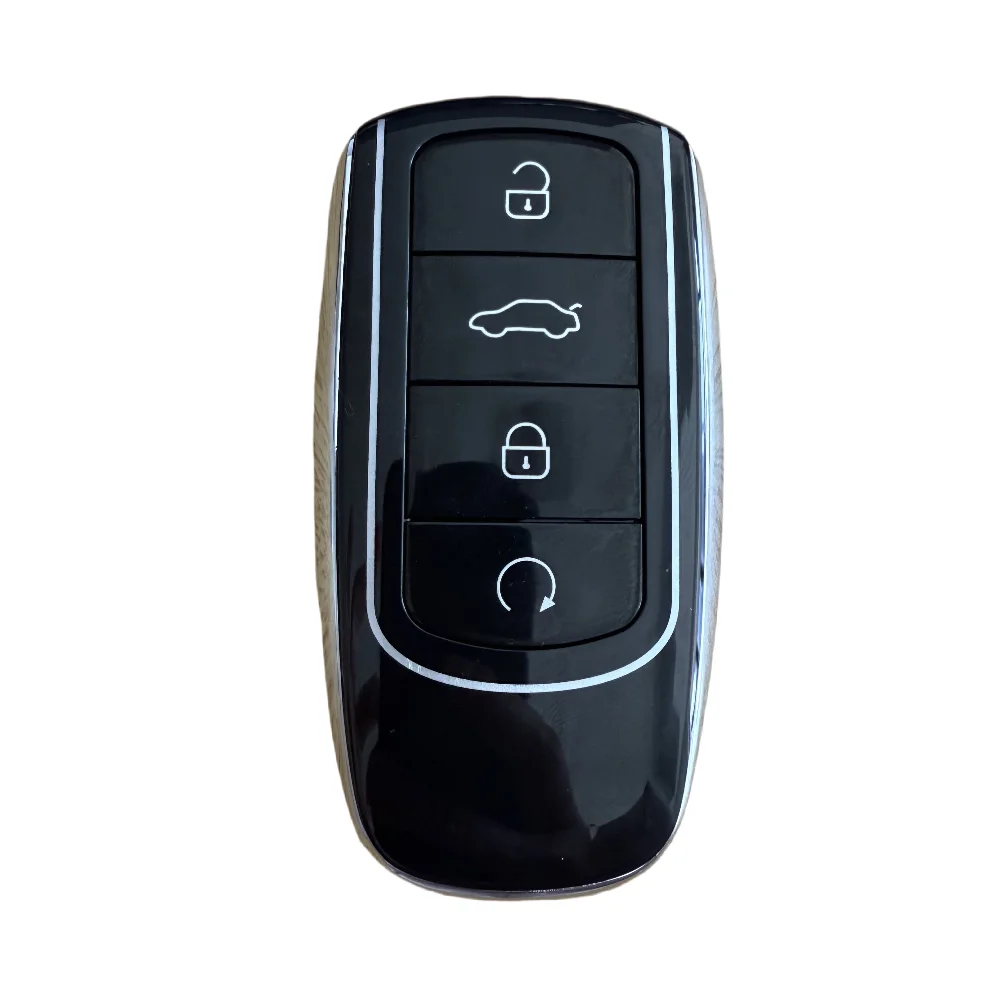 

Car Smart Card Remote Key Shell Case 4 Buttons for Chery Tiggo 8 Arrizo 5 8 Tiggo 8 Plus with Emergency Insert Key Blade