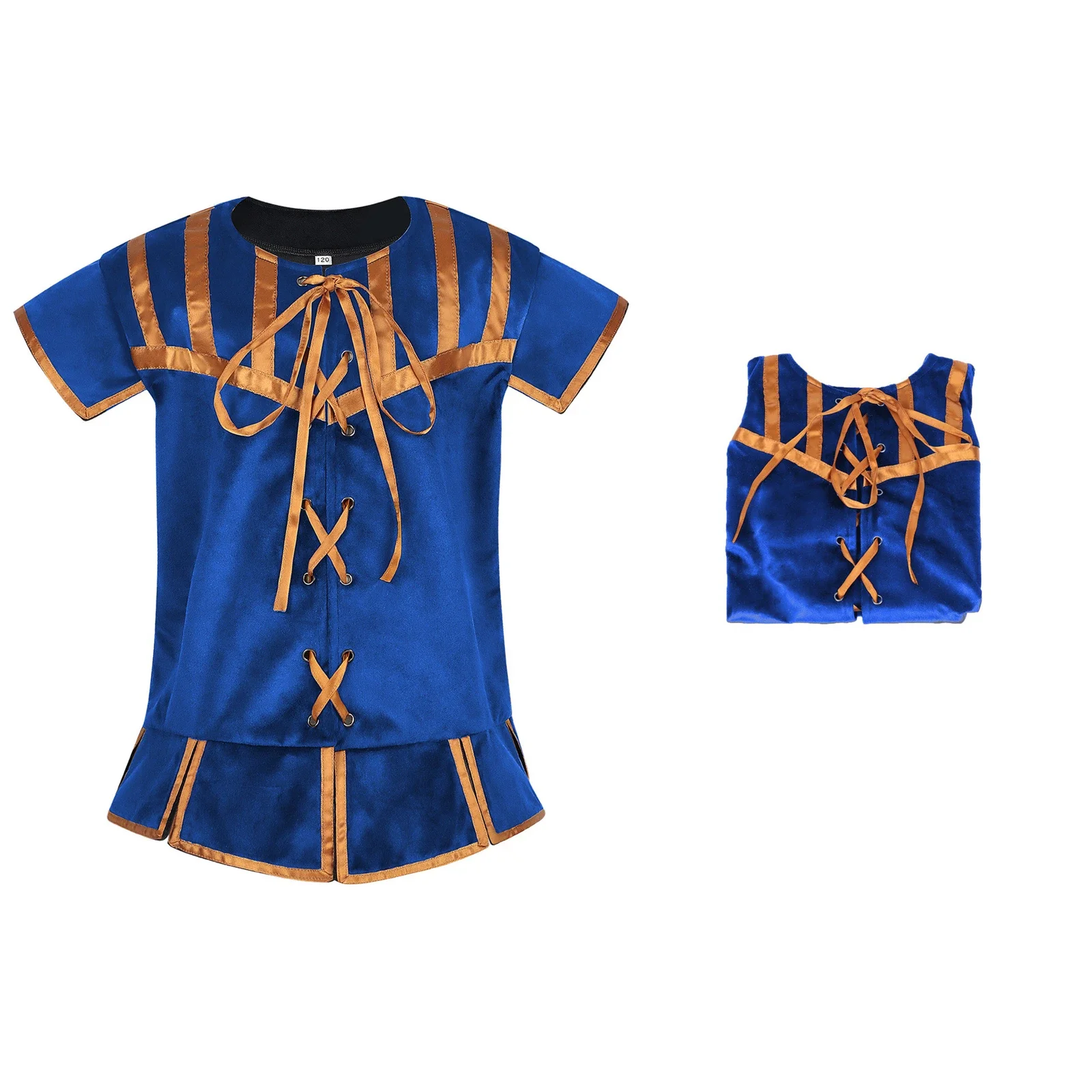Medieval Renaissance Colonial Costume Waistcoat Vintage Tudor Prince Cosplay Vest TopsBoys Hallowee Carnival Party Outfits Kids