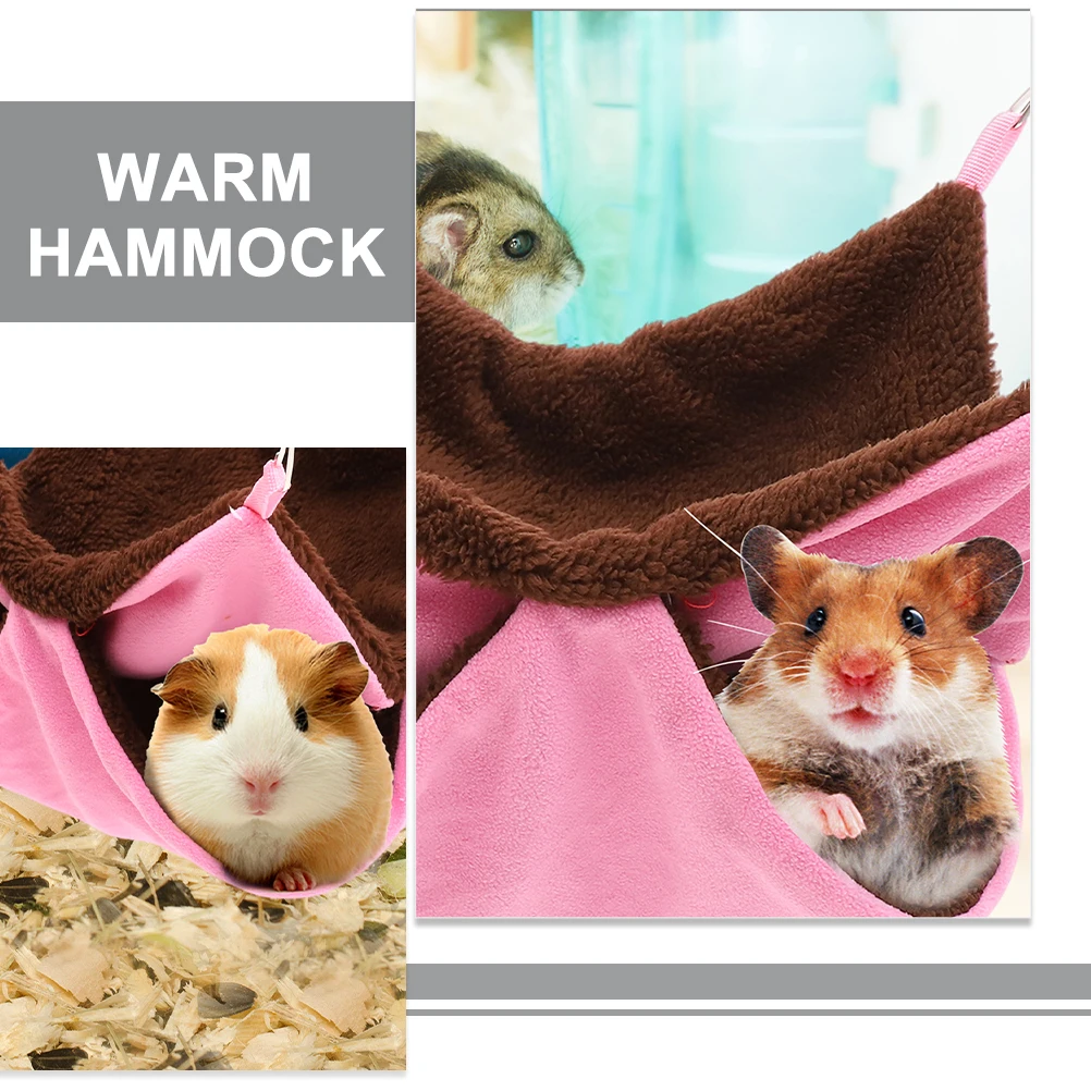 

Cotton Hiding Place Fleece Indoor Winter Guinea Pig Hideout Warm Comfortable Pet Cage Hammock Small Animals Safe Durable