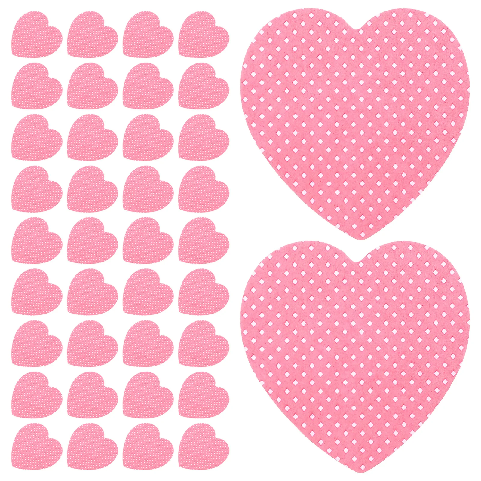 

200 Sheets Heart Shaped Cotton Pads for Nail Polish Remover Gel Acrylic Dipping Powder Cleaner Soft Travel Size