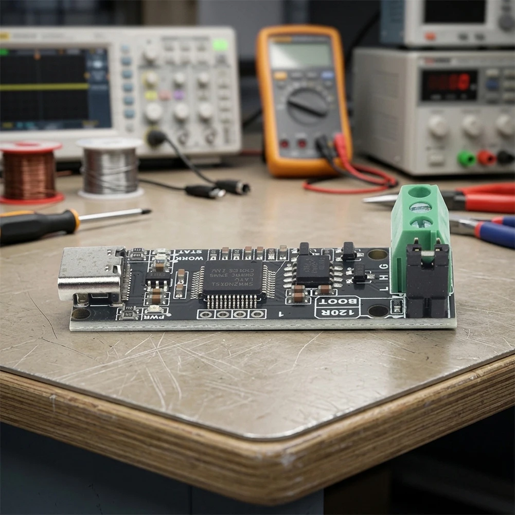 For MKS CANable V2.0 Pro USB To CAN Adapter Analyzer With STM32G431 Isolated For Industrial Motor Debugging Tool