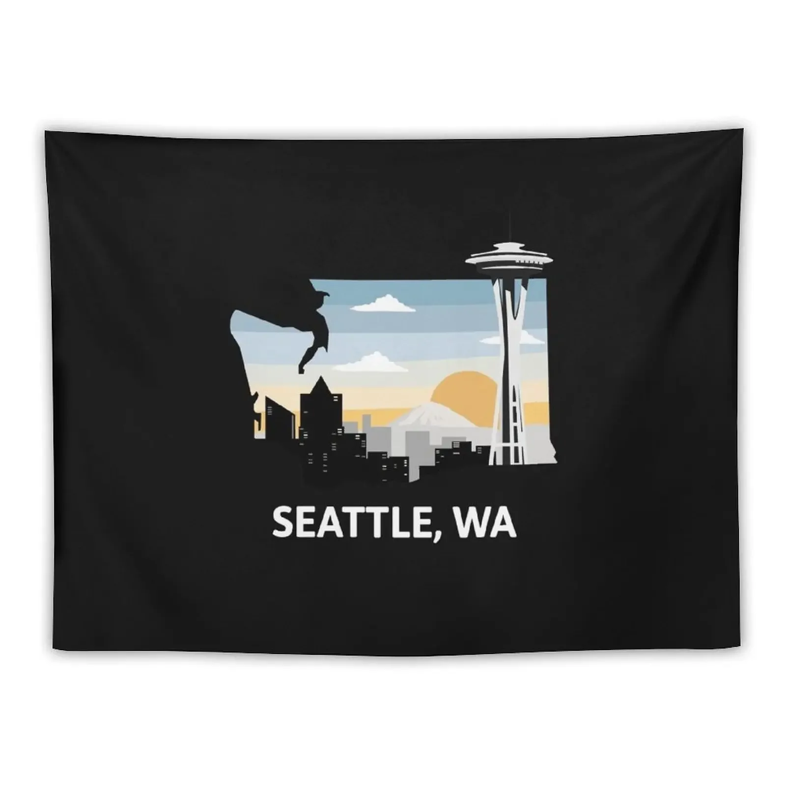 

Seattle, Washington Tapestry Korean Room Decor Room Decorations Tapestry