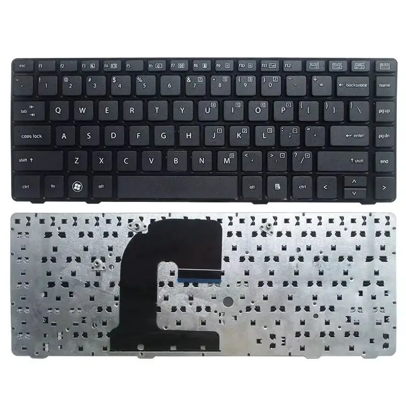 New US/RU Keyboard For HP EliteBook 8470 8460 8460p 8470B 8470P 8460w ProBook 6460 6460b 6470 laptop Without Point stick NEW