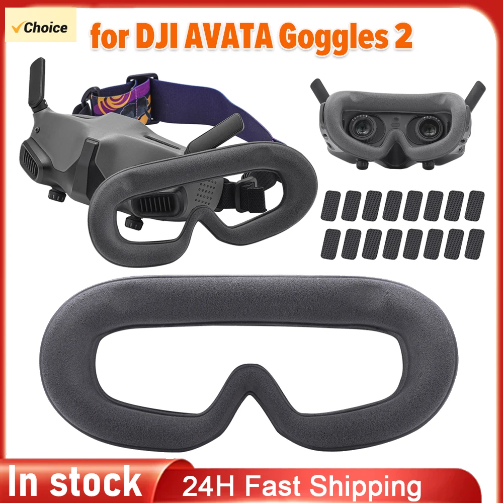 for AVATA Goggles 2 Sponge Eye Pad Comfortable Face Cushion Cover Anti-Light Leakage Face Padding Accessories Eye Mask Pad