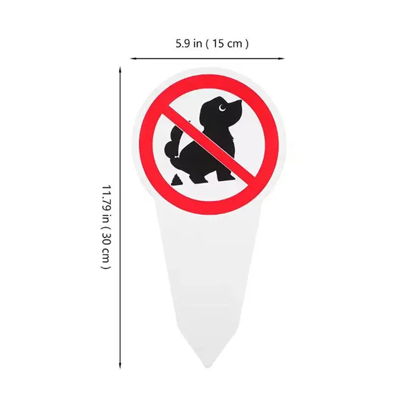 Outdoor Waterproof Warning For Pet Owners Prevent Pollution 