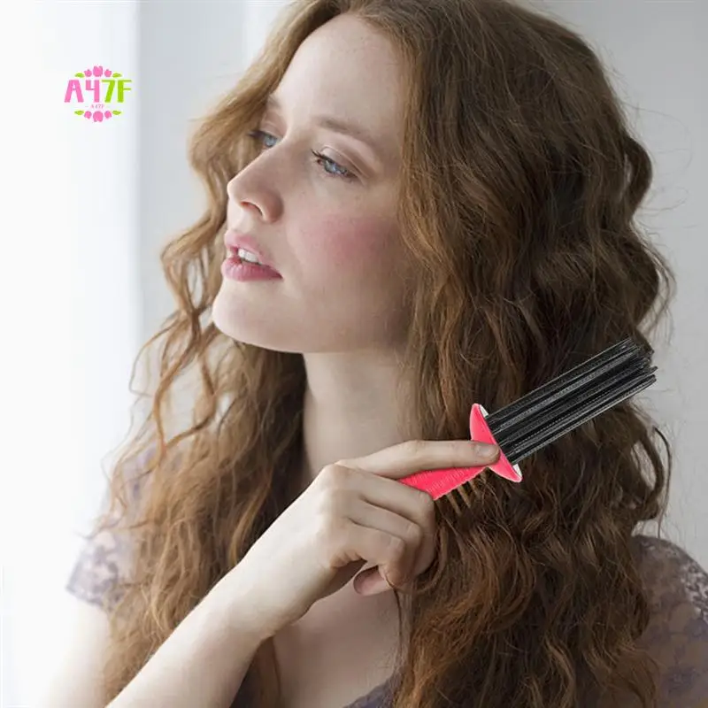 

A47F-Hot Air Curler Comb Hot Air Styling Brush Hair Curling Roll Comb Air Volume Comb Hair Styling Roll Curling Brush