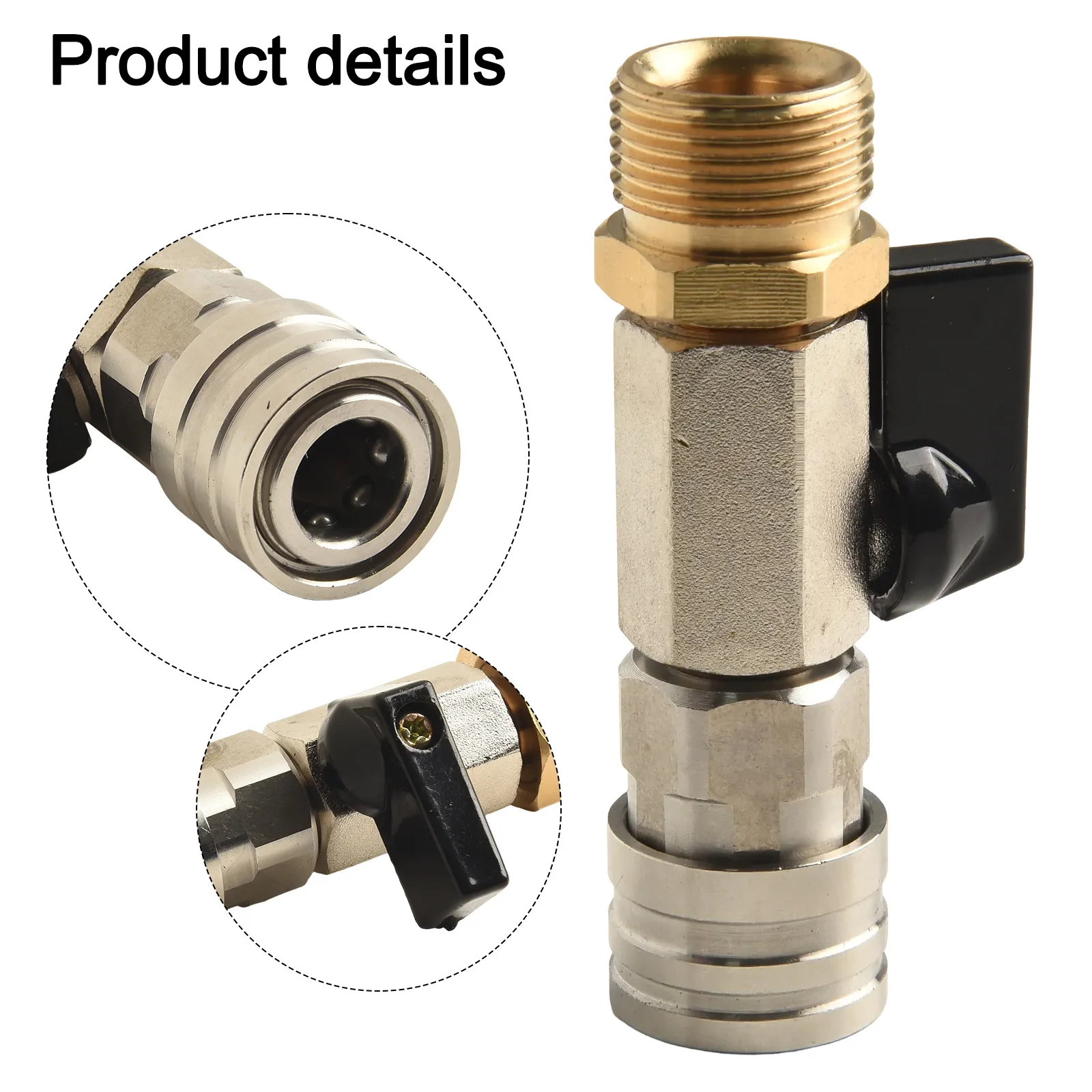 

Washer Ball Valve Valve Home Office High Pressure Reliable Performance Stainless Steel Water Flow Control Pressure Washer Hoses