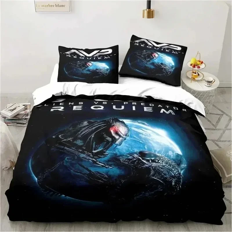 Alien Vs. Predator Predator Movie Bedding Set Bedroom Soft Modern Bedspreads Comefortable Duvet Cover Quilt Cover And Pillowcase