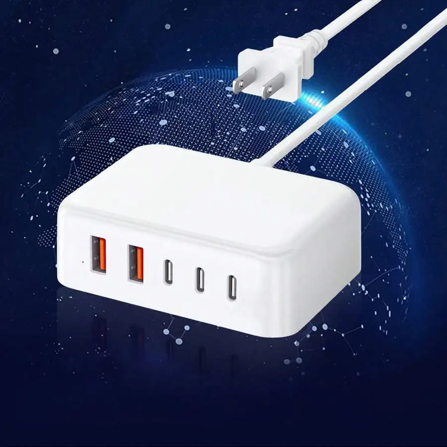 

5-Port USB And Type-C Charging Station For Home Office Desktop