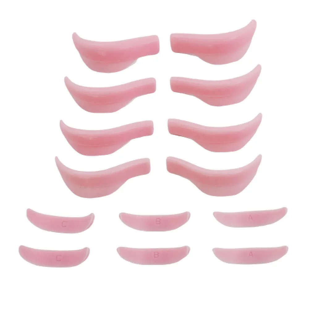 Kit de levantamiento de pestañas 3D, almohadillas de silicona para la Permanente de Pestañas, herramientas aplicadoras de rizador, 5/7 pares