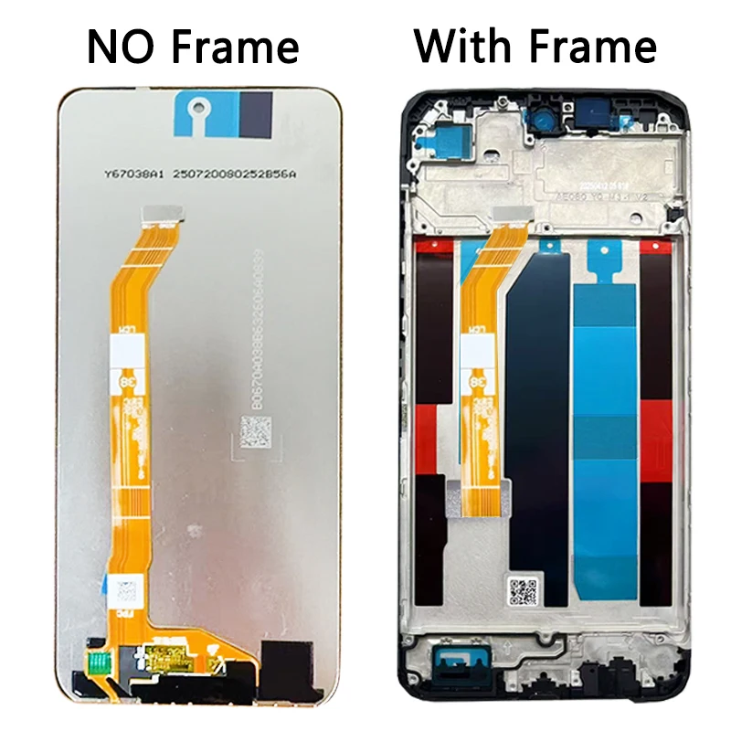 6.67” AAA+ Ekran LCD z panelem dotykowym do OPPO Realme C71 RMX5303, zamiennik wyświetlacza RealmeC71, części zamienne do naprawy — zdjęcie produktu 6