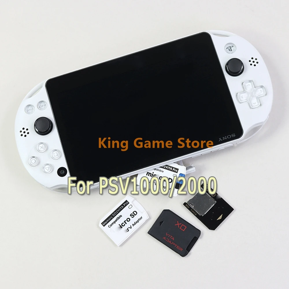 20pcs Version 2.0/3.0/5.0/6.0 Fast Loading Card Adapter Micro SD/TF Slot SD2Vita Converter for PSVita PSV 1000 2000 Controller
