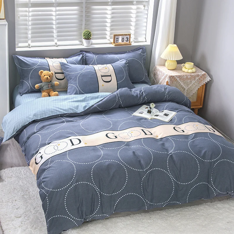 Boho Minimalistischer Stil Bettbezug 150x200 AB Doppelseitiger Quilt-Bezug Queen King Size Bettdeckenbezüge Bettwäsche-Set für Erwachsene – Detail 4