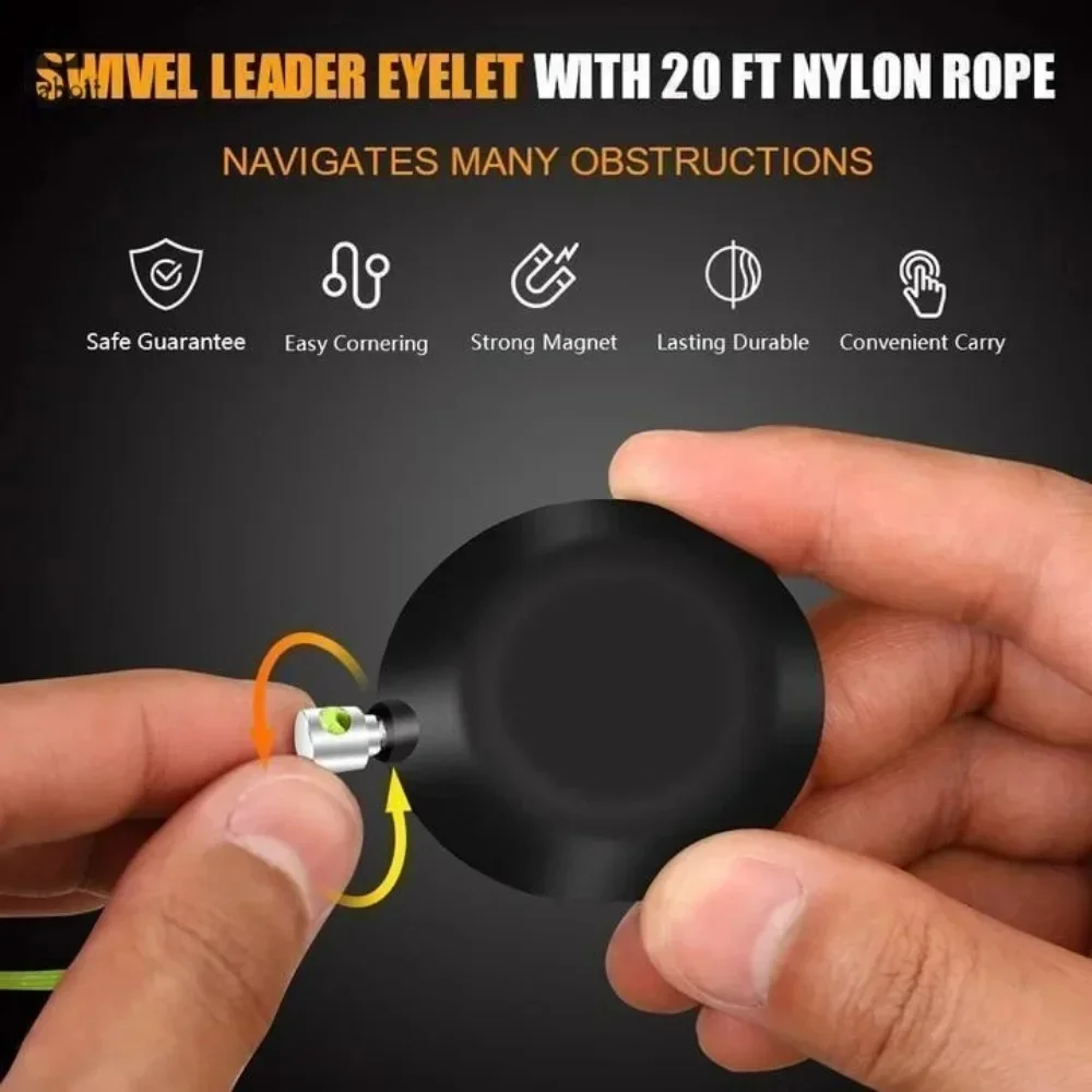 Professional Wiremag Puller  Cable Pulling System Wall Wire Fishing Guide Tool Garden Repair Threader Easy Use Hand Tool