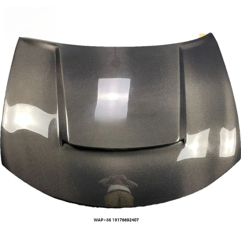 Single Sided Carbon Fiber Front Engine Hood Vent Cover for Dodge Charger Hood Car