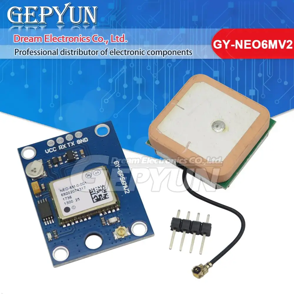 GY-NEO6MV2 NEO-6M moduł GPS NEO6M z kontrolą lotu EEPROM MWC APM2.5 duża antena dla arduino
