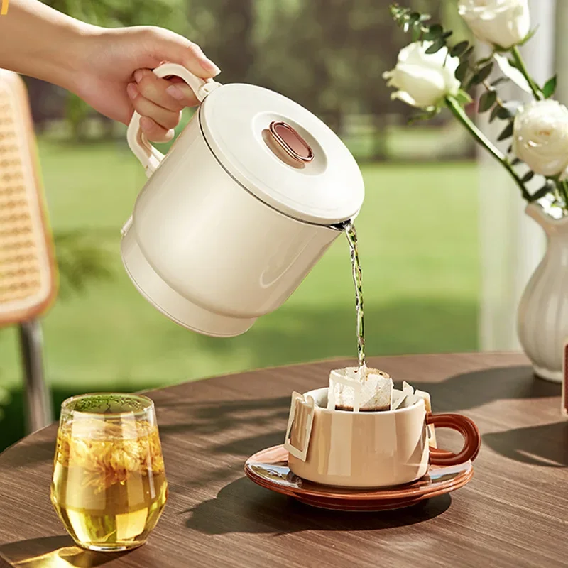 Folding Electric Kettle Portable Stainless Steel Electric Water Cup Automatic Mini Small Travel Kettle