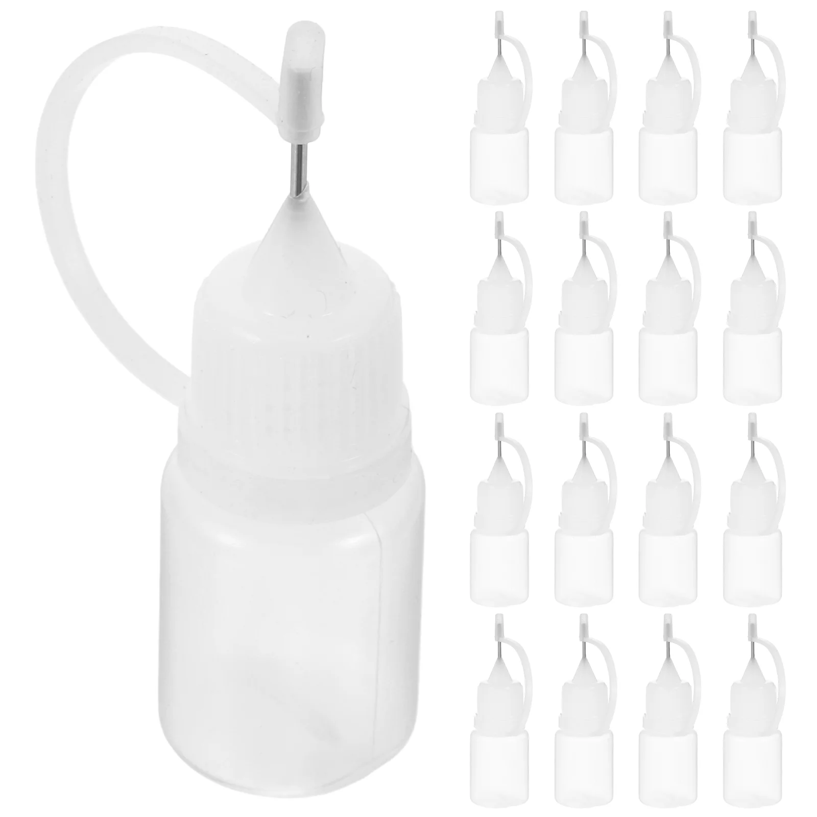 

30pcs Glue Squeeze Bottles Precision Tip Applicator Bottles Small Gluing Bottles(5ml) pointed nozzle oil bottles