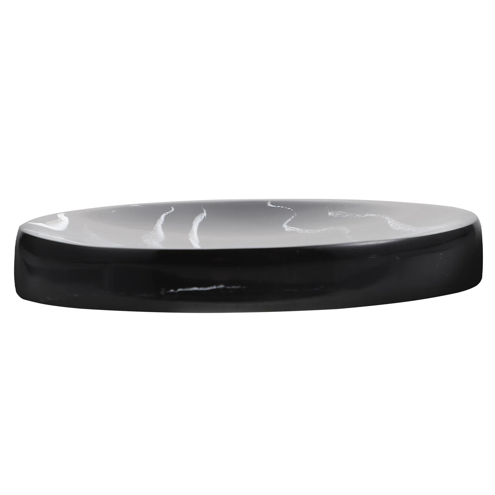 

Marble Pattern Soap Dish Resin Holder Tray Compact Lightweight Strong Load Bearing Drainage Design Sturdy Nordic
