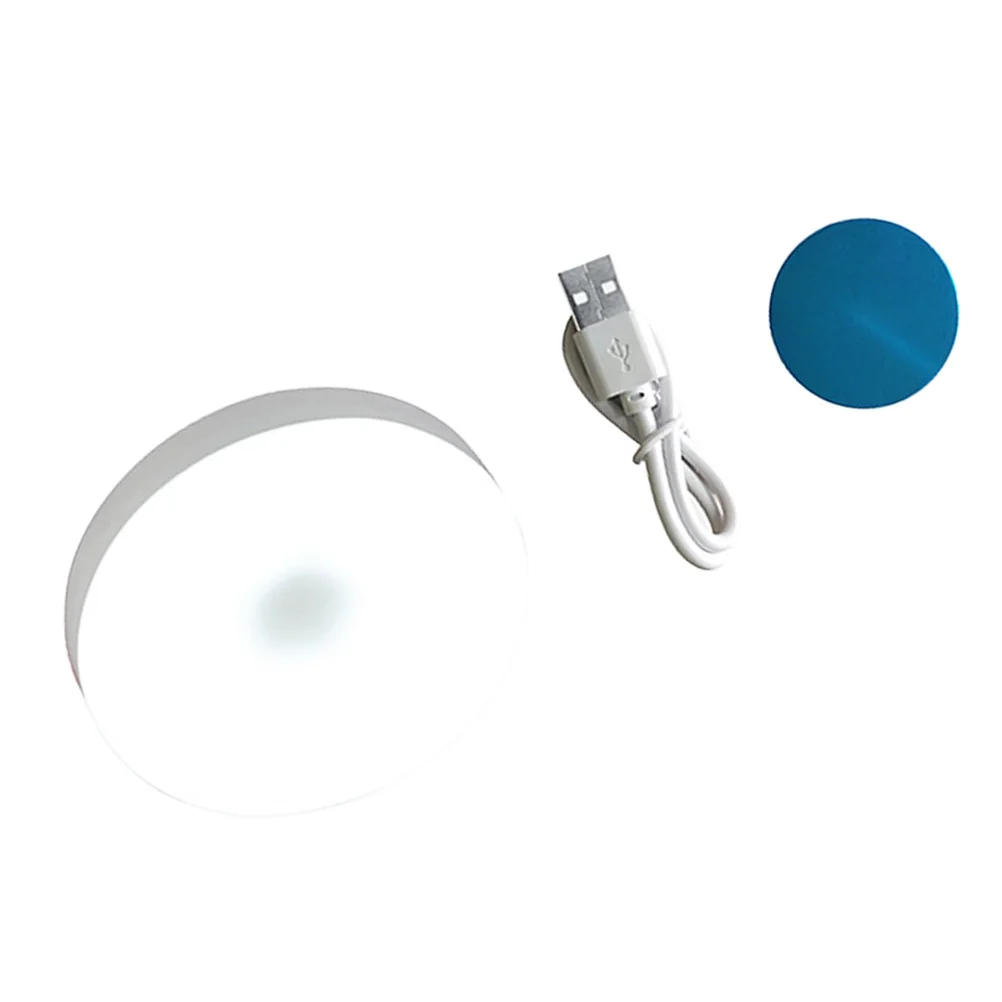 اللمس جولة Led ضوء الليل لخزانة غرفة النوم الحمام الممر USB قابلة للشحن آمنة توفير الطاقة مصباح داخلي