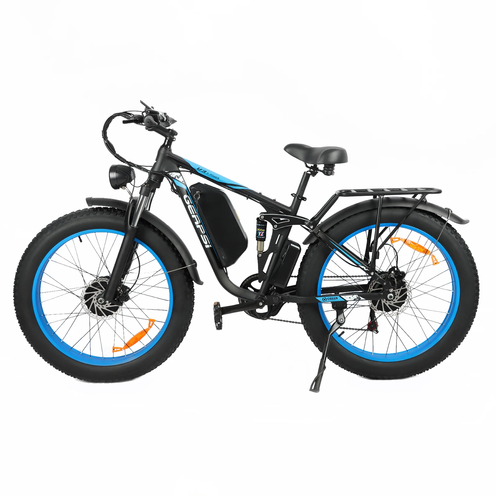 USA Stock Full Suspension 3000W 25Ah Dual Motor ebikes 26inch Electric Bike 38MPH 85Miles Hydraulic Electric Bicycle for Adult