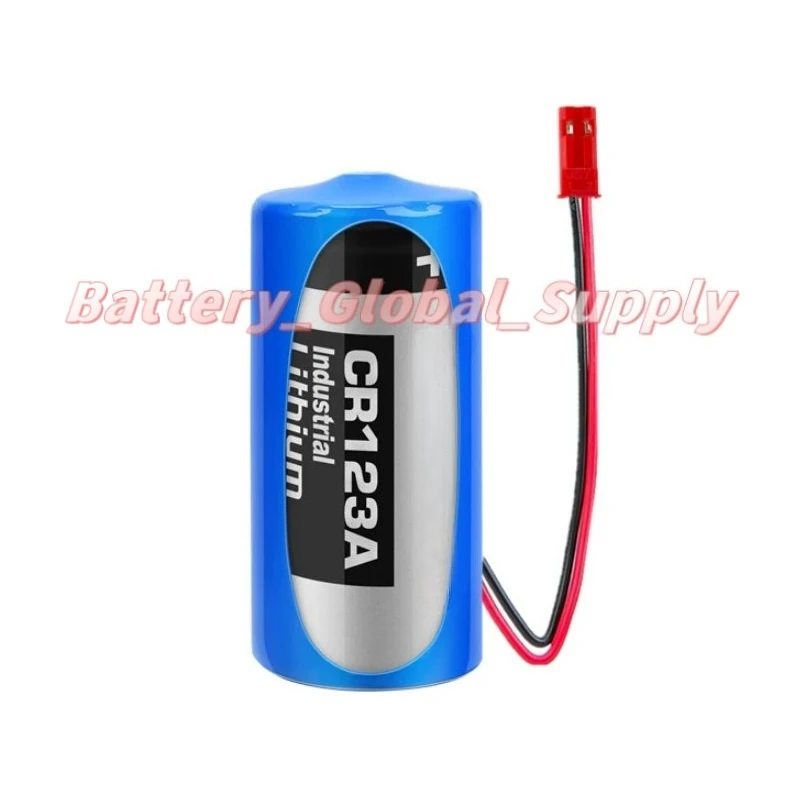 

CR123A 3 volt battery CR17345 for instruments and meters 1 piece JST plug, brand new